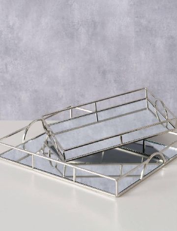 Set tavi decorative BOLTZE, argintiu