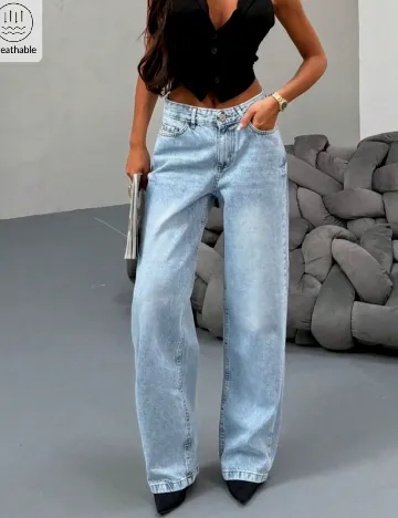 Blugi SHEIN, albastru