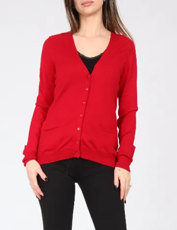 Cardigan Zara, rosu