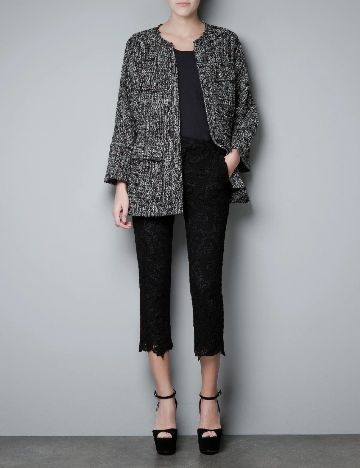 Jacheta Oversize Zara, mix culori