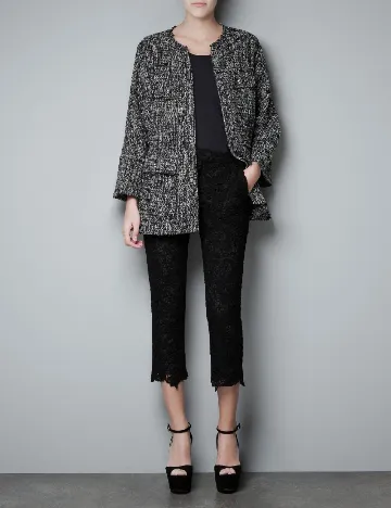 Jacheta Oversize Zara, mix culori