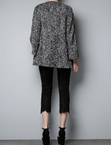Jacheta Oversize Zara, mix culori