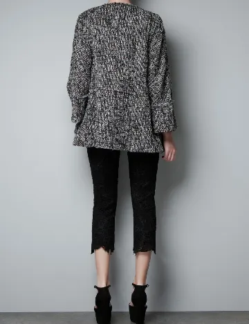 Jacheta Oversize Zara, mix culori