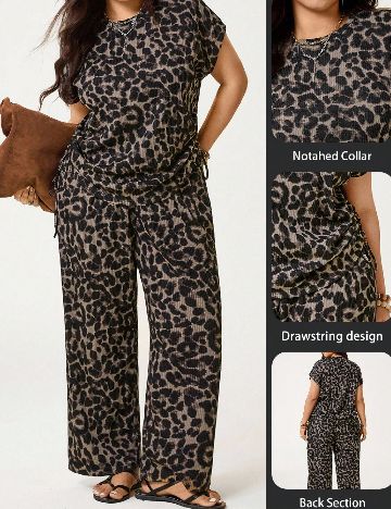 Compleu SHEIN CURVE, animal print