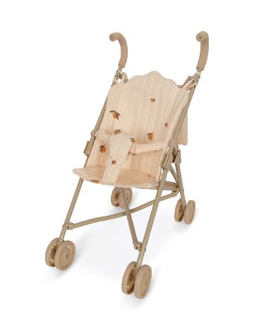Cărucior pentru păpuși Konges Sl&oslash;jd, crem