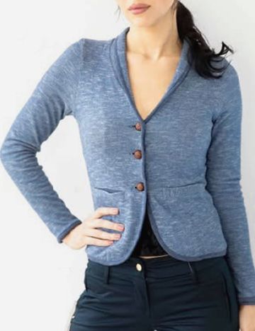 Jacheta Zara, albastru