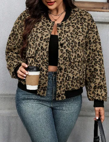 Jacheta SHEIN CURVE, animal print