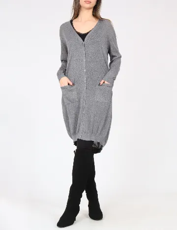 Cardigan Bershka, gri