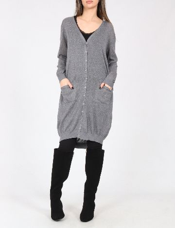 Cardigan Bershka, gri