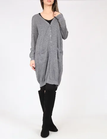 Cardigan Bershka, gri
