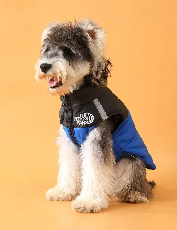 Haina pentru caini SHEIN, albastru/negru