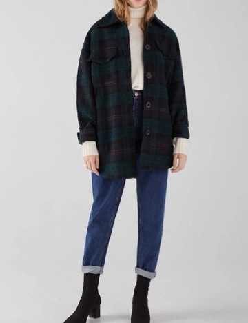 Jacheta Oversize Bershka, mix culori