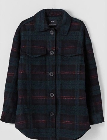 Jacheta Oversize Bershka, mix culori