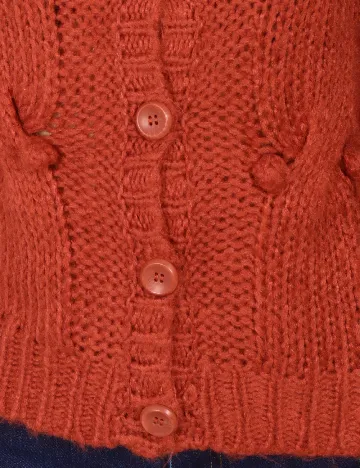 Cardigan Zara, caramiziu