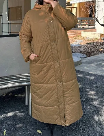 Geaca SHEIN CURVE, maro