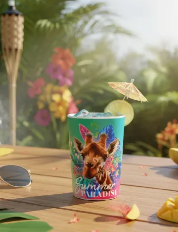 Pahar ACTION, mix culori