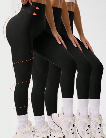 Set colanti 3 perechi SHEIN, negru