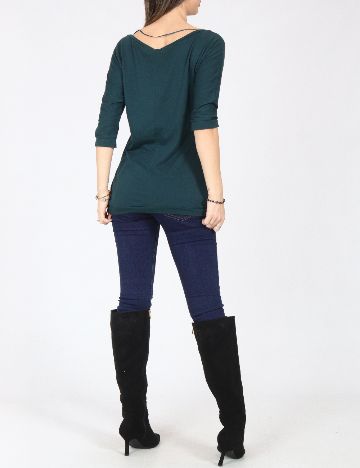 Bluza Bershka, verde inchis