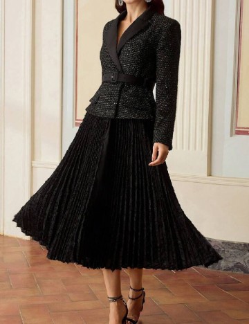 Rochie medie MOTF, negru