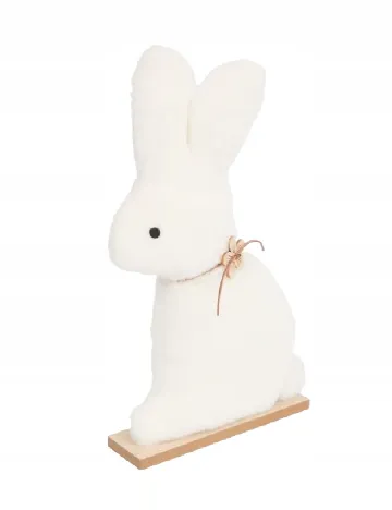Iepuras decorativ, alb