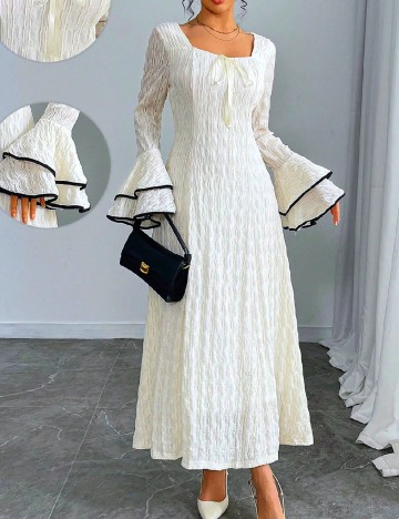 Rochie lunga SHEIN, ecru