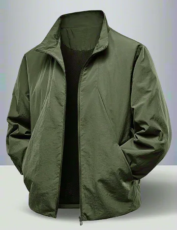 Jacheta Shein Kids, verde