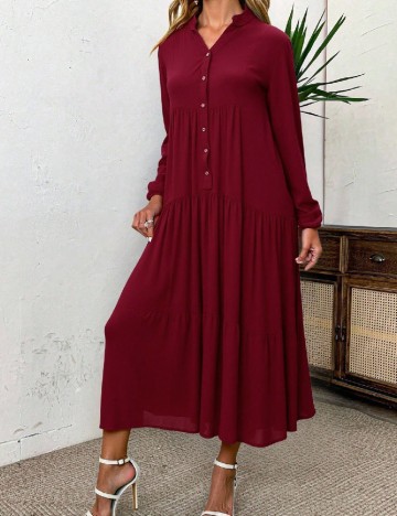 Rochie lunga SHEIN CURVE, rosu