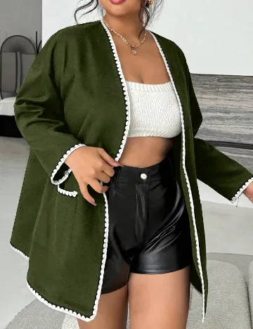 Jacheta SHEIN CURVE, verde