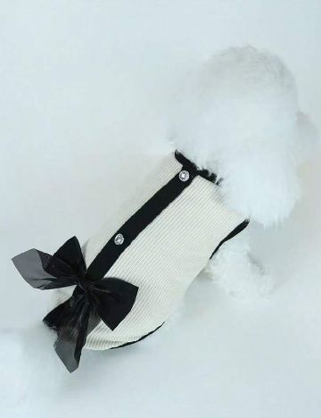 Haina pentru caini SHEIN, ecru