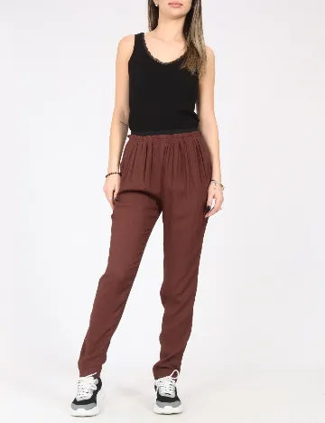 Pantaloni Zara, maro inchis