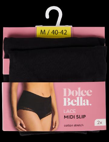 Set chiloti 2 perechi Dolce Bella, negru