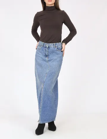 Fusta SHEIN, albastru