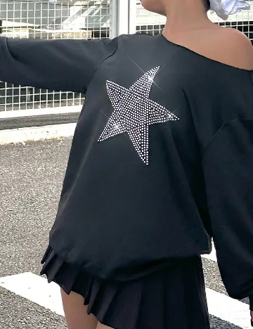 Bluza Shein Kids, negru