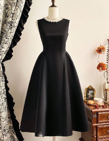 Rochie medie SHEIN, negru