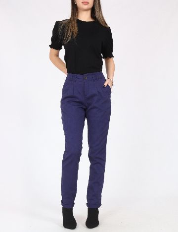 Pantaloni Bershka, bleumarin