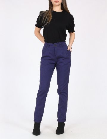 Pantaloni Bershka, bleumarin