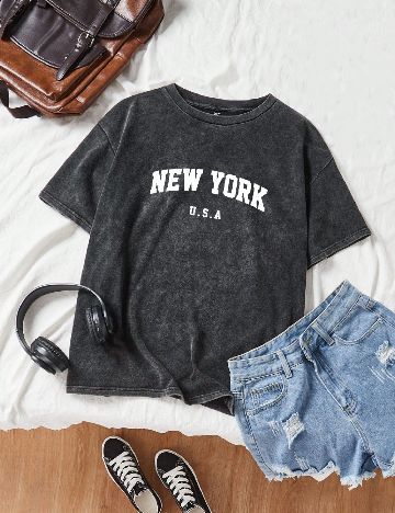 Tricou SHEIN CURVE, negru