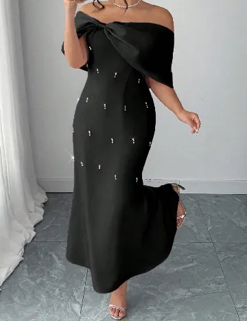 Rochie medie SHEIN CURVE, negru