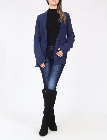 Sacou Zara, bleumarin