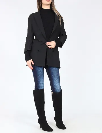 Blazer Bershka, negru
