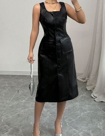 Rochie medie SHEIN, negru