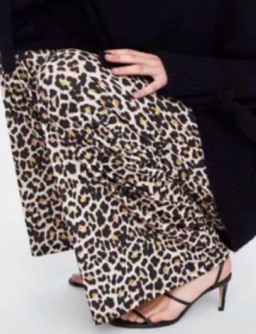 Pantaloni Zara, animal print