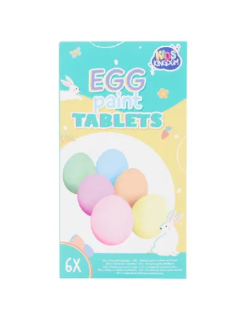 Tablete pentru pictat oua 6 bucati Kids Kingdom, mix culori