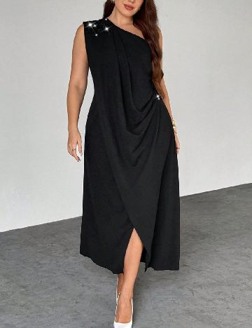 Rochie lunga SHEIN CURVE, negru