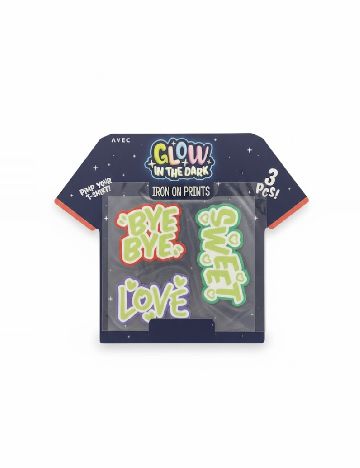 Stickere termoadezive 3 bucati AVEC, mix culori