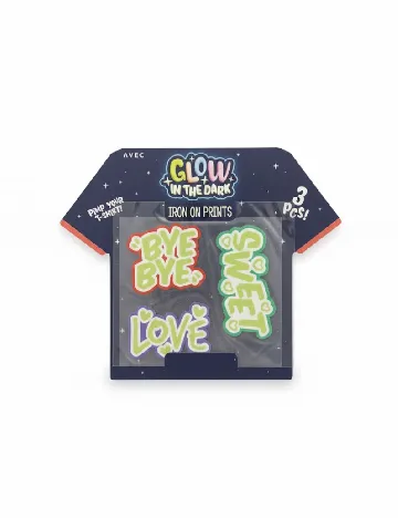 Stickere termoadezive 3 bucati AVEC, mix culori