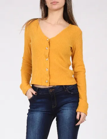 Cardigan Zara, galben