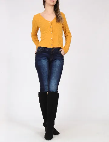 Cardigan Zara, galben