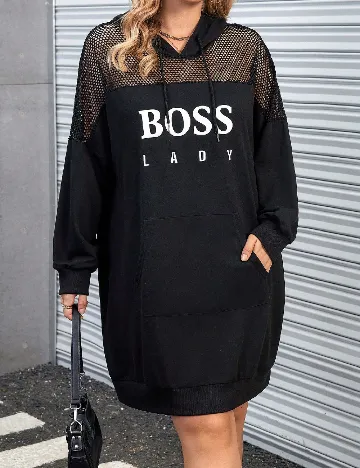 Rochie scurta SHEIN CURVE, negru