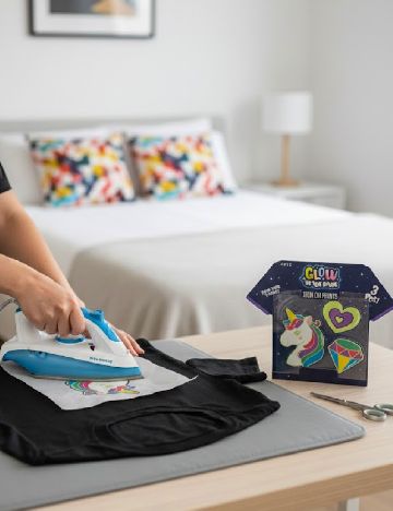 Stickere termoadezive 3 bucati AVEC, mix culori